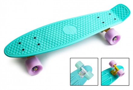 Пенниборд Penny Board TURQUOISE Бирюза на матовых колесах. Одеса. фото 1 Пенниборд Penny Board TURQUOISE Бирюза на матовых колесах. Одеса. фото 1