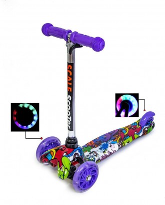 Самокат Детский MICRO MINI. GRAFFITY VIOLET.. Одеса. фото 1 Самокат Детский MICRO MINI. GRAFFITY VIOLET.. Одеса. фото 1