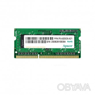 Модуль памяти для ноутбука SoDIMM DDR3 2GB 1600 MHz Apacer (AS02GFA60CAQBGC)
Тип. . фото 1