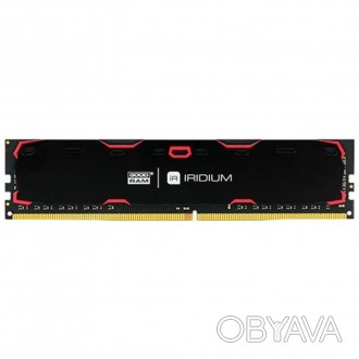 Модуль памяти для компьютера DDR4 4GB 2400 MHz Iridium Black GOODRAM (IR-2400D46. . фото 1