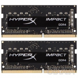 Модуль памяти для ноутбука SoDIMM DDR4 32GB (2x16GB) 2666 MHz HyperX Impact King. . фото 1