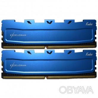 Модуль памяти для компьютера DDR4 16GB (2x8GB) 2400 MHz Blue Kudos eXceleram (EK. . фото 1