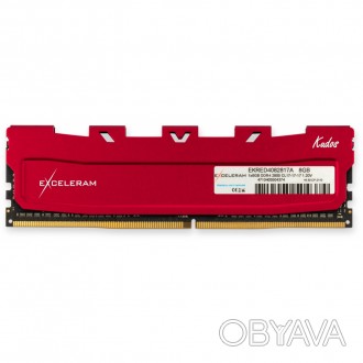 Модуль памяти для компьютера DDR4 8GB 2800 MHz Red Kudos eXceleram (EKRED4082817. . фото 1