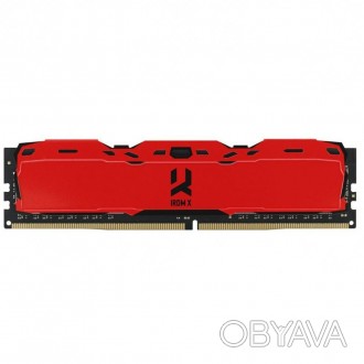 Модуль памяти для компьютера DDR4 8GB 3000 MHz IRDM Red GOODRAM (IR-XR3000D464L1. . фото 1