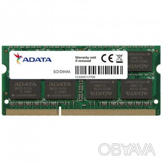 Модуль памяти для ноутбука SoDIMM DDR3 4GB 1600 MHz ADATA (AD3S1600W4G11-S)
Тип . . фото 1