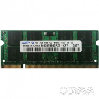 Модуль памяти для ноутбука SoDIMM DDR2 2GB 800 MHz Samsung (M470T5663RZ3-CF7)
Ти. . фото 1