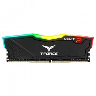 Модуль памяти для компьютера DDR4 8GB 2666 MHz T-Force Delta Black RGB Team (TF3. Киев. фото 1 Модуль памяти для компьютера DDR4 8GB 2666 MHz T-Force Delta Black RGB Team (TF3. Киев. фото 1