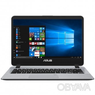 Ноутбук ASUS X407UA (X407UA-EK740)
Диагональ дисплея - 14", разрешение - FullHD . . фото 1