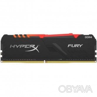 Модуль памяти для компьютера DDR4 32GB (2x16GB) 3200 MHz HyperX Fury Black Kings. . фото 1