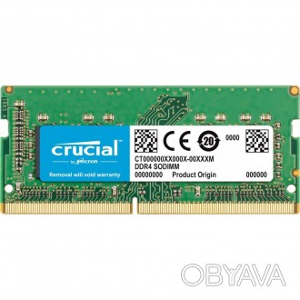 Модуль памяти для ноутбука SoDIMM DDR4 16GB 2666 MHz MICRON (CT16G4S266M)
Тип па. . фото 1