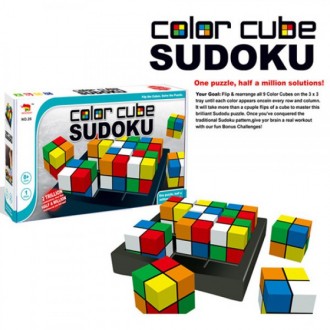 Настольная игра-головоломка Судоку для детей Metr+ Color Cube Sudoku 26 GT274416. Одесса. фото 1 Настольная игра-головоломка Судоку для детей Metr+ Color Cube Sudoku 26 GT274416. Одесса. фото 1