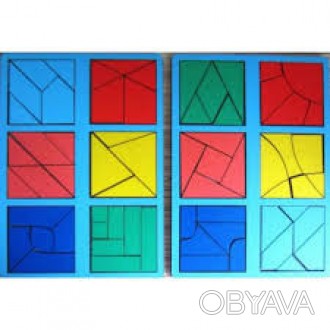 "Сложи квадрат" — знаменитая игра Никитина для развития интеллектуального потенц. . фото 1