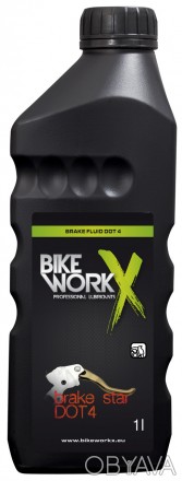 Тормозная жидкость BikeWorkX Brake Star DOT 4 (1л)
Синтетическая тормозная жидко. . фото 1