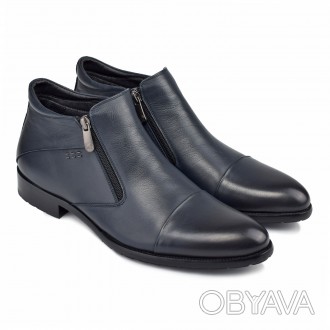 Новые мужские ботинки на байке Vitto Rossi.
Черный цвет, натуральная кожа, с дв. . фото 1