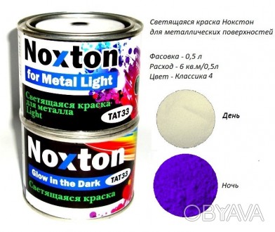 Люминесцентная краска Нокстон для Металла серии Light.
Определение/характеристик. . фото 1