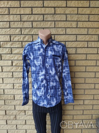 Рубашка мужская коттоновая брендовая высокого качества ROCGER, Турция, 100% котт. . фото 1