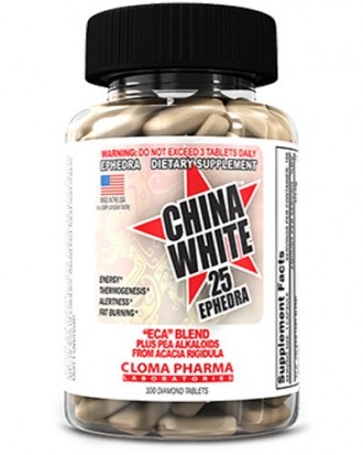 Cloma Pharma China White 100 tabs. Киев. фото 1 Cloma Pharma China White 100 tabs. Киев. фото 1