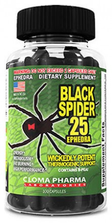 Жиросжигатель Cloma Pharma Black Spider 100 caps. Киев. фото 1 Жиросжигатель Cloma Pharma Black Spider 100 caps. Киев. фото 1