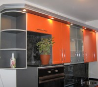 Кухня в стиле Hi-tech

- Фасады крашеный МДФ (любые цвета по каталогу RAL - 21. . фото 4