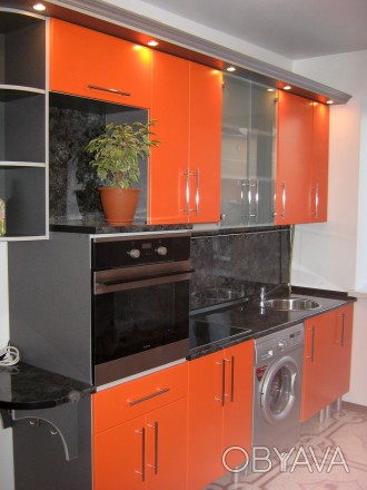 Кухня в стиле Hi-tech

- Фасады крашеный МДФ (любые цвета по каталогу RAL - 21. . фото 1