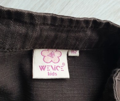 Куртка джинсовая для девочки 10-11 лет.Цвет: темно-коричневый (черный щоколад). . . фото 4