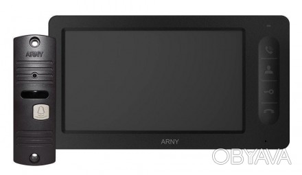 Комплект AVD-7005 (черный/коричневый) состоит из цветного видеодомофона AVD-705 . . фото 1