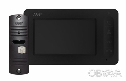 Комплект AVD-4005 (черный/коричневый) состоит из цветного видеодомофона AVD-405 . . фото 1