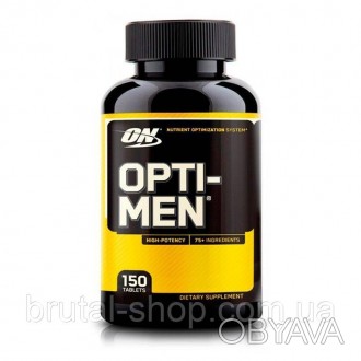 Opti-Men от Optimum Nutrition - полноценная формула для мужчин, содержит более 7. . фото 1