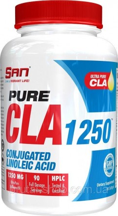 Конъюгированная линолевая кислота, SAN Pure CLA 1250 mg (90 softgels). Харьков. фото 1 Конъюгированная линолевая кислота, SAN Pure CLA 1250 mg (90 softgels). Харьков. фото 1