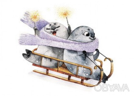Праздники никогда не заканчиваются для двух веселых тюленей! Берем пример? :) Ху. . фото 1