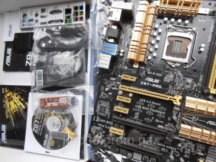 Топовая материнская плата на Socket 1150 - Asus Z87-PRO Socket 1150 - в идеале!!. Токмак. фото 1 Топовая материнская плата на Socket 1150 - Asus Z87-PRO Socket 1150 - в идеале!!. Токмак. фото 1