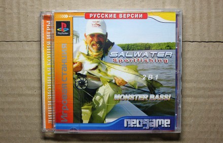 Saltwater Sportfishing + Monster Bass (2in1) (Укр Лицензия) | Sony PlayStation 1. . фото 2