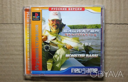 Saltwater Sportfishing + Monster Bass (2in1) (Укр Лицензия) | Sony PlayStation 1. . фото 1