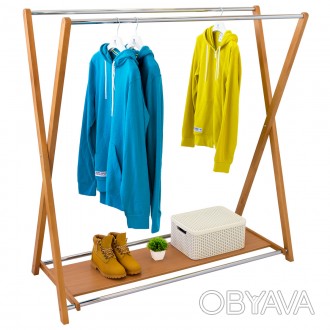 Стойка для одежды "Модус 3П"
 Поверхность деревянной стойки защищена специальным. . фото 1