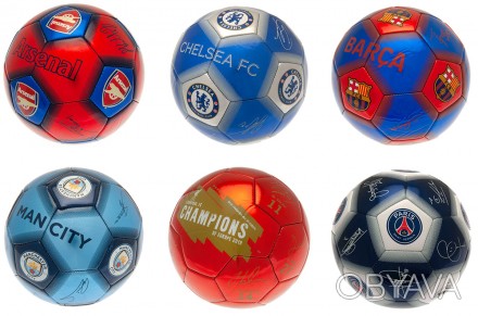 Оригинальный синтетический футбольный мяч с символикой футбольных клубов:   Арсе. . фото 1