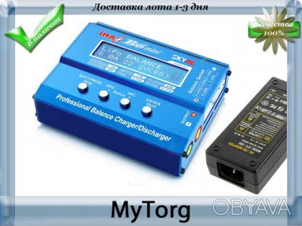 Зарядное устройство SkyRC iMAX B6 mini 6A/60W
Оригинальное зарядное устройство i. . фото 1