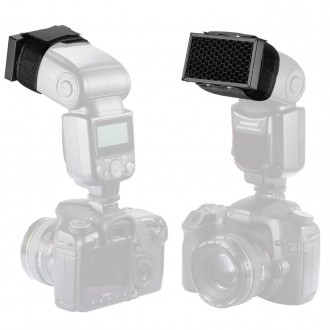 Fotokvant GRID-F – сотовая насадка для накамерных вспышек Canon/Nikon/YongNuo и . . фото 3