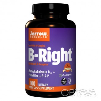 
 
 Jarrow Formulas® B-Right® - это оптимизированный B-комплекс метилкобаламина . . фото 1