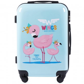 Дитяча валіза на коліщатках WINGS JAY Розмір S Flamingo. Львов. фото 1 Дитяча валіза на коліщатках WINGS JAY Розмір S Flamingo. Львов. фото 1