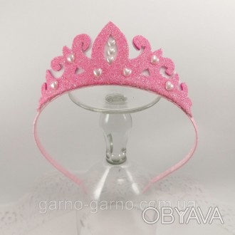 Корона снежинка для Снежной Королевы, розовая корона тиара диадема 
Корона выпол. . фото 1