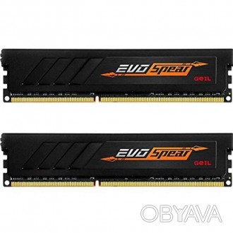 Модуль памяти для компьютера DDR4 16GB (2x8GB) 3000 MHz EVO SPEAR GEIL (GSB416GB. . фото 1