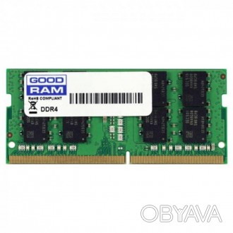 Модуль памяти для ноутбука SoDIMM DDR4 16GB 2400 MHz GOODRAM (GR2400S464L17/16G). . фото 1
