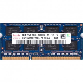 Модуль памяти для ноутбука SoDIMM DDR3 4GB 1600 MHz Hynix (HMT351S6EFR8C-PB). Киев. фото 1 Модуль памяти для ноутбука SoDIMM DDR3 4GB 1600 MHz Hynix (HMT351S6EFR8C-PB). Киев. фото 1