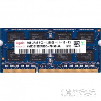 Модуль памяти для ноутбука SoDIMM DDR3 4GB 1600 MHz Hynix (HMT351S6EFR8C-PB)
Тип. . фото 1