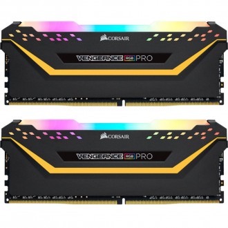 Модуль памяти для компьютера DDR4 16GB (2x8GB) 3200 MHz Vengeance RGB Pro Black . Київ. фото 1 Модуль памяти для компьютера DDR4 16GB (2x8GB) 3200 MHz Vengeance RGB Pro Black . Київ. фото 1