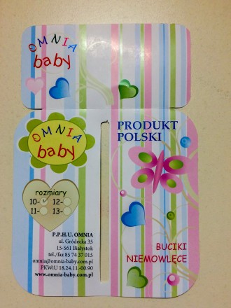 Пинетки (новые) для девочки (0-12 месяцев) Omnia baby. . фото 4 Пинетки изготовлены из качественного текстиля, который не вызывает раздражения ч. . фото 4