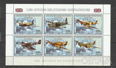 Продам марки Конго ДР (негашеные) Блок
2006 Военная  авиация  Великобритании. . фото 1