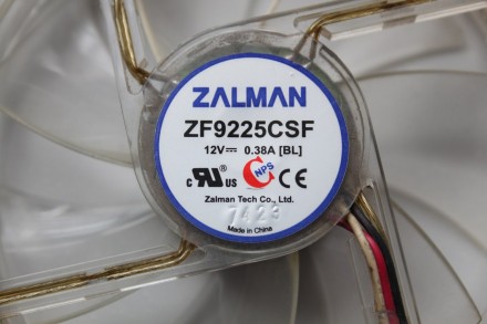 Корпусный Вентилятор Кулер Zalman (ZF9225CSF) ZM-F2BL (Blue LED) 3 pin

- Опис. . фото 9