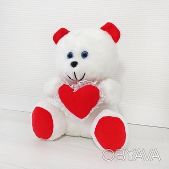 Мягкая игрушка Медвежонок с сердцем от украинского производителя Золушка Мягкий . . фото 1