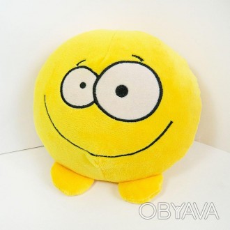 Мягкая игрушка смайлик emoji добрячок от производителя Weber Toys Плюшевый смайл. . фото 1